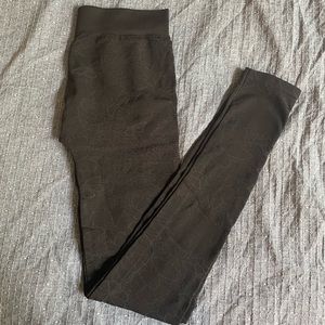 fromrachel Black Floral Print Legging